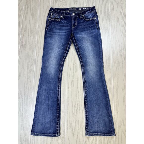 Miss Me Boot White Tab Jeans - Picture 2 of 6